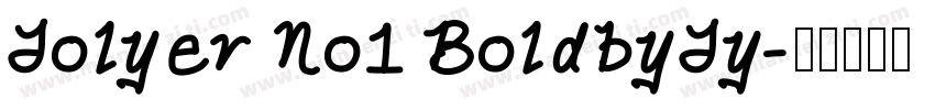 Tolyer No1 BoldbyTy字体转换